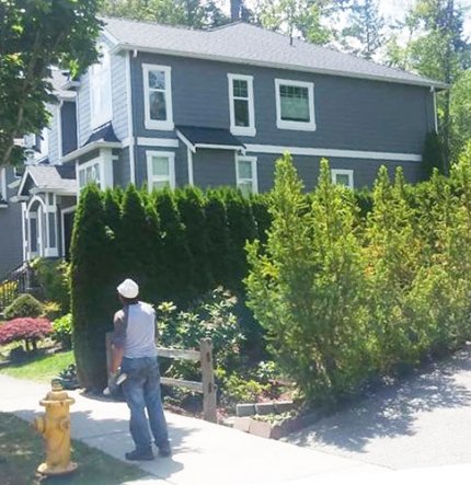 Composite roofing installation in the Puget Sound